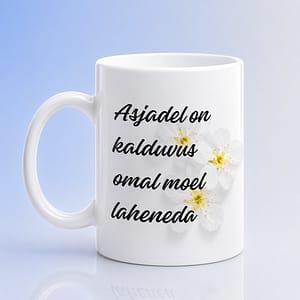 Inspireeriva tekstiga kruus Asjad lahenevad