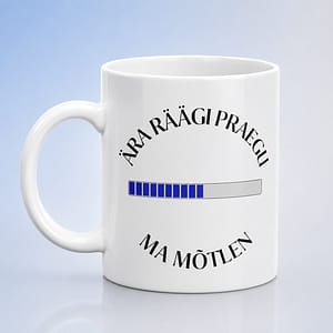 Kujundusega kruus Ära räägi